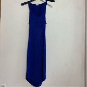 Aritzia Wilfred free BodyCon Royal  blue open back dress medium